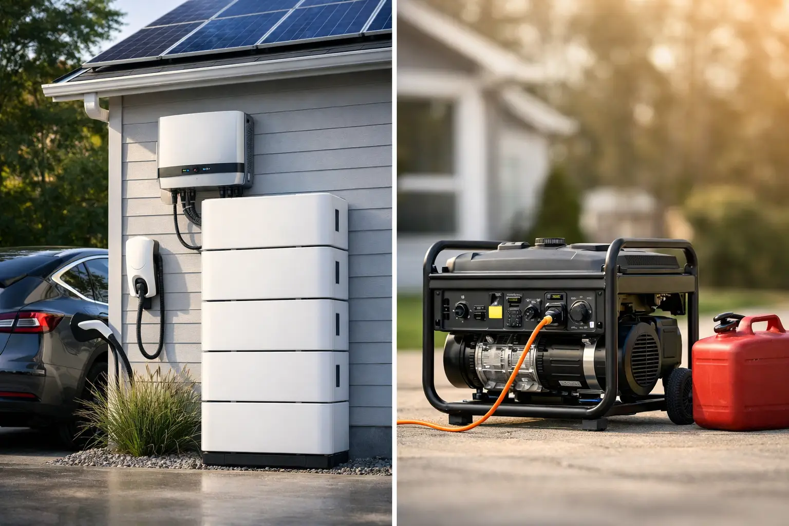 Batterie maison vs génératrice au Québec : que choisir pour vos pannes?