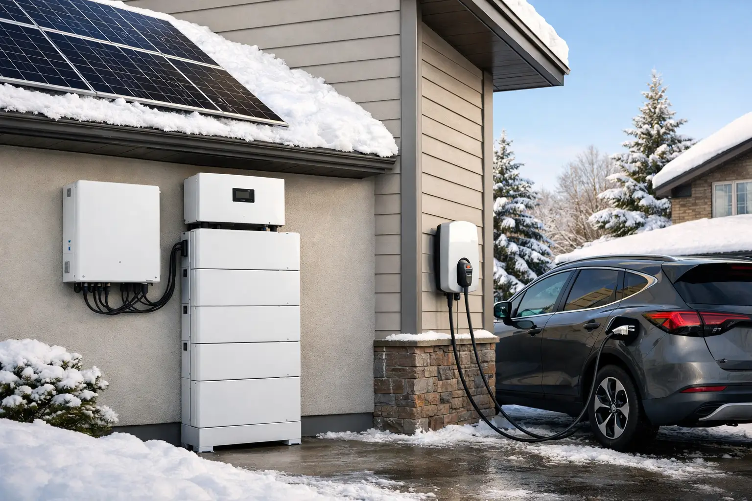 Réduire la pointe hivernale résidentielle au Québec : chauffage, eau chaude, VE et stockage intelligent